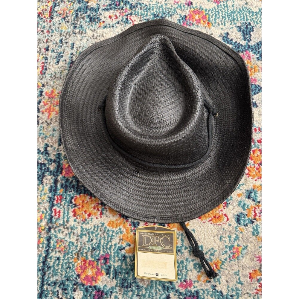 Dorfman Pacific Company DPC Black Paper Cowboy Hat